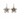 Buttercup Flower Long Loop Silver Earrings