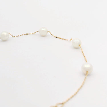 Akoya Pearl Bracelet in 18K Yellow Gold
