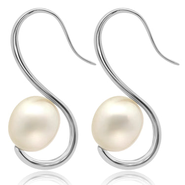 Heart of the Ocean South Sea Peals 18K White Gold Earrings