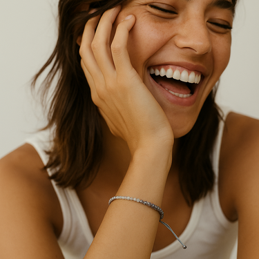 Celeste Mist Thread Bracelet